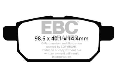 EBC sada brzd PDKR | destičky Ultimax & kotouče Standard zadní PDKR835