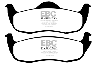 EBC Ultimax | brzdové destičky zadní DP1745