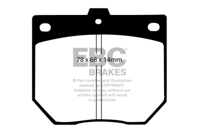 EBC sada brzd PDKF | destičky Ultimax & kotouče Standard přední PDKF1396