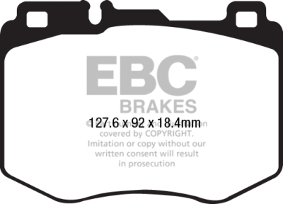 EBC Ultimax | brzdové destičky přední  DPX2210