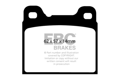 EBC sada brzd PD40K | destičky Ultimax & kotouče Standard PD40K2295