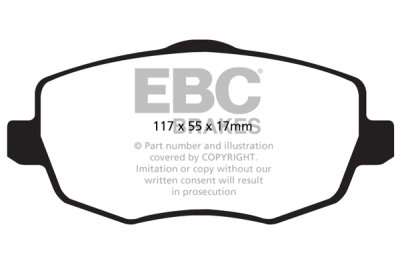 EBC sada brzd PDKF | destičky Ultimax & kotouče Standard přední PDKF1054