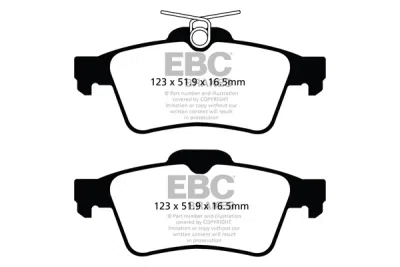 EBC sada brzd PD40K | destičky Ultimax & kotouče Standard PD40K1523