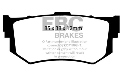 EBC Ultimax | brzdové destičky zadní DP514