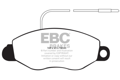EBC sada brzd PDKF | destičky Ultimax & kotouče Standard přední PDKF1453