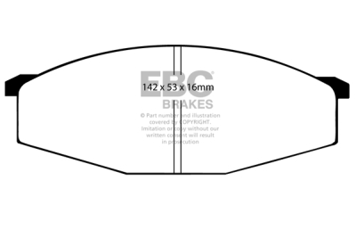 EBC sada brzd PDKF | destičky Ultimax & kotouče Standard přední PDKF1451