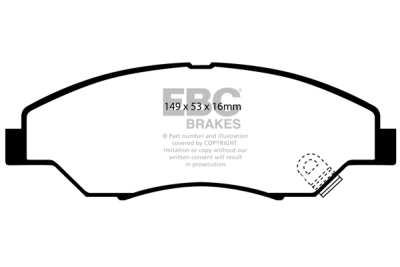 EBC sada brzd PDKF | destičky Ultimax & kotouče Standard přední PDKF1021