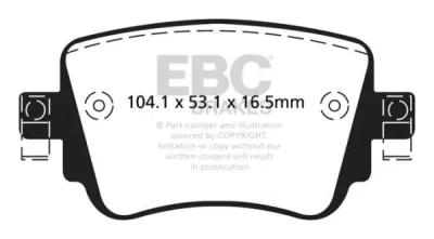 EBC sada brzd PD40K | destičky Ultimax & kotouče Standard PD40K2257