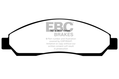 EBC sada brzd PDKF | destičky Ultimax & kotouče Standard přední PDKF969