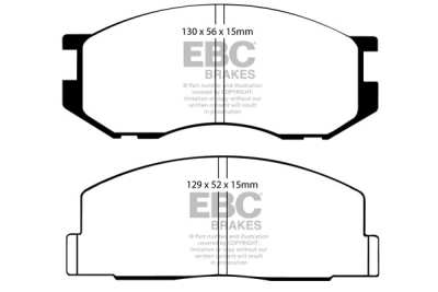 EBC Ultimax | brzdové destičky přední DP536