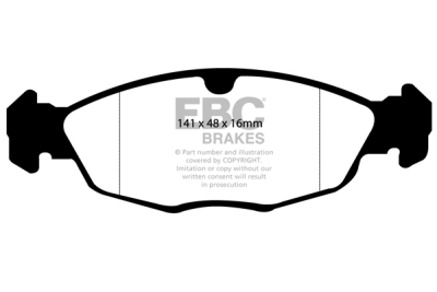 EBC sada brzd PDKF | destičky Ultimax & kotouče Standard přední PDKF1486
