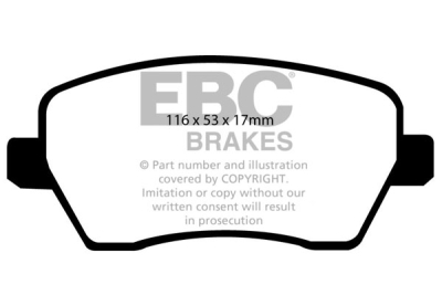 EBC sada brzd PDKF | destičky Ultimax & kotouče Standard přední PDKF1478