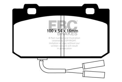 EBC Ultimax | brzdové destičky přední  DP625