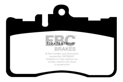 EBC sada brzd PDKF | destičky Ultimax & kotouče Standard přední PDKF1099