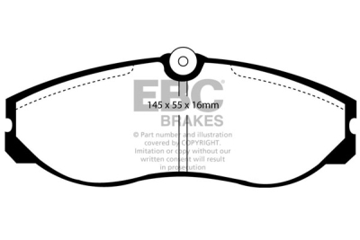 EBC sada brzd PDKF | destičky Ultimax & kotouče Standard přední PDKF1088