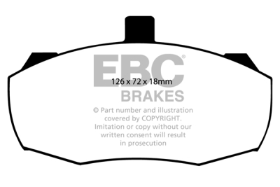 EBC sada brzd PDKF | destičky Ultimax & kotouče Standard přední PDKF1087