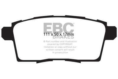 EBC Ultimax | brzdové destičky zadní DP1795