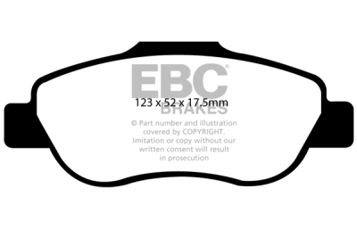 EBC sada brzd PD40K | destičky Ultimax & kotouče Standard PD40K699
