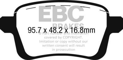 EBC sada brzd PDKR | destičky Ultimax & kotouče Standard zadní PDKR1083