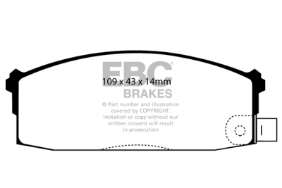 EBC sada brzd PDKF | destičky Ultimax & kotouče Standard přední PDKF1429