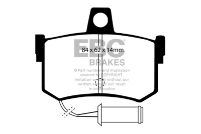 EBC Ultimax | brzdové destičky zadní DP662