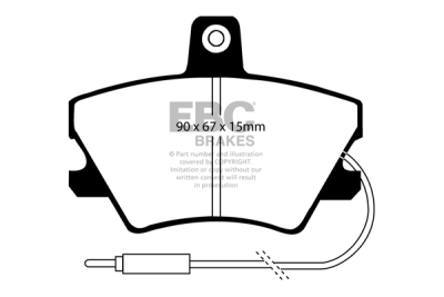 EBC Ultimax | brzdové destičky přední  DP668