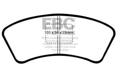 EBC Ultimax | brzdové destičky přední  DP640