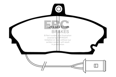 EBC Ultimax | brzdové destičky přední  DP643