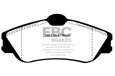 EBC Ultimax | brzdové destičky přední  DP1346