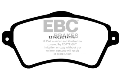 EBC Ultimax | brzdové destičky přední  DP1352