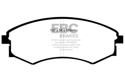 EBC Ultimax | brzdové destičky přední DP1358