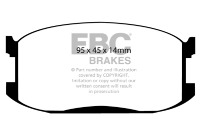 EBC sada brzd PDKF | destičky Ultimax & kotouče Standard přední PDKF1139