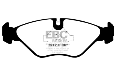 EBC Ultimax | brzdové destičky přední  DP751