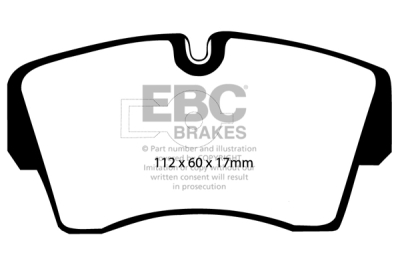 EBC Ultimax | brzdové destičky přední  DP754