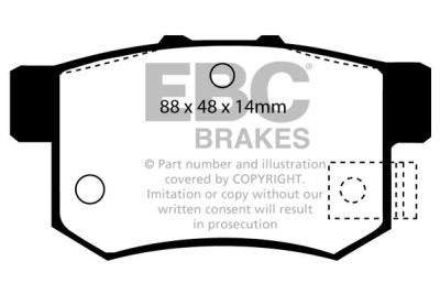 EBC sada brzd PD40K | destičky Ultimax & kotouče Standard PD40K814
