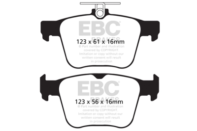 EBC sada brzd PD40K | destičky Ultimax & kotouče Standard PD40K2343