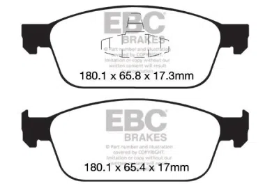 EBC sada brzd PD40K | destičky Ultimax & kotouče Standard PD40K2357