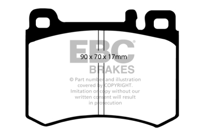 EBC sada brzd PDKF | destičky Ultimax & kotouče Standard přední PDKF1268