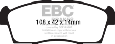 EBC Ultimax | brzdové destičky přední  DPX2184