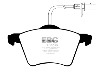 EBC Ultimax | brzdové destičky přední  DP1368