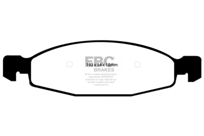 EBC Ultimax | brzdové destičky přední DP1312