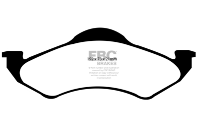 EBC Ultimax | brzdové destičky přední  DP1318