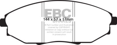 EBC sada brzd PDKF | destičky Ultimax & kotouče Standard přední PDKF360