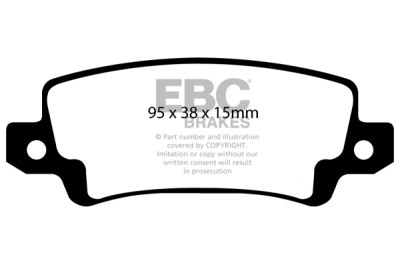 EBC sada brzd PDKR | destičky Ultimax & kotouče Standard zadní PDKR859
