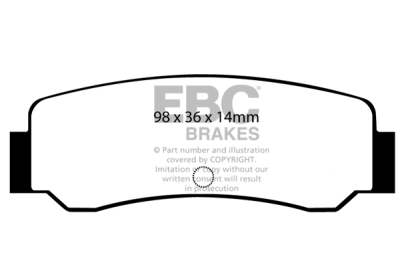 EBC sada brzd PDKR | destičky Ultimax & kotouče Standard zadní PDKR860