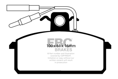 EBC sada brzd PDKF | destičky Ultimax & kotouče Standard přední PDKF1035