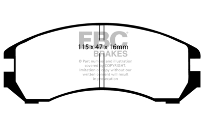 EBC sada brzd PDKF | destičky Ultimax & kotouče Standard přední PDKF1434