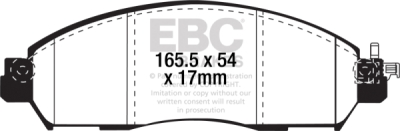 EBC sada brzd PD40K | destičky Ultimax & kotouče Standard PD40K2620