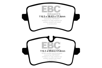 EBC sada brzd PD40K | destičky Ultimax & kotouče Standard PD40K2382