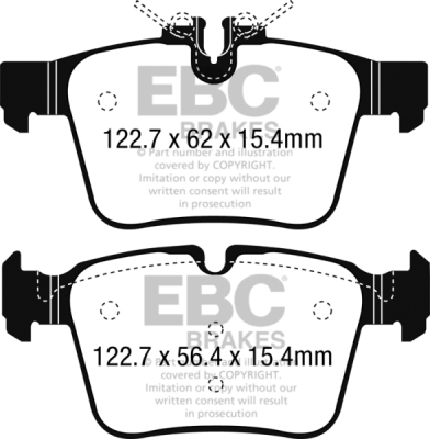 EBC sada brzd PD40K | destičky Ultimax & kotouče Standard PD40K2392